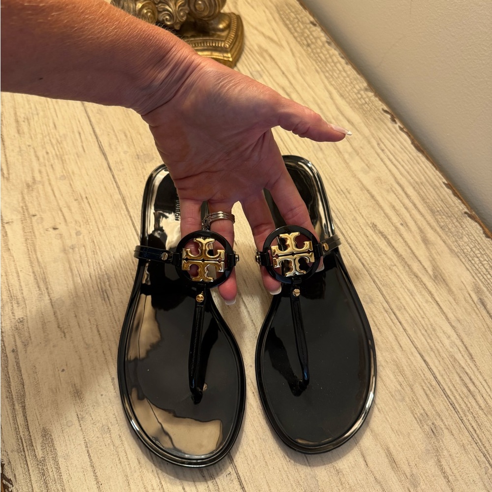 Tory Burch Mini Miller Jelly Sandals Size 10 - Picture 3 of 7